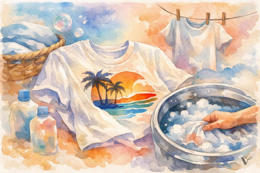 How to Wash Graphic T Shirts Without Cracking