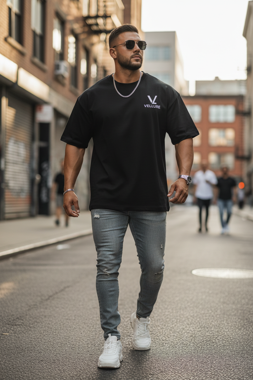 Black Unisex Essential Cooling Performance T-Shirt