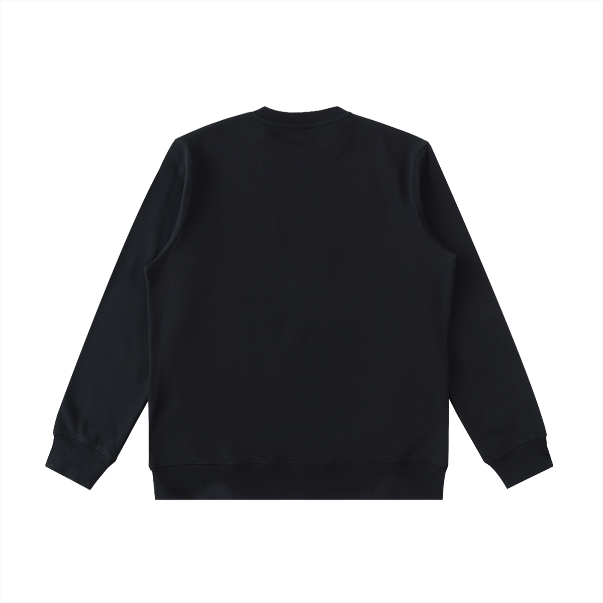 Black Essential Heavyweight Crewneck Sweatshirt
