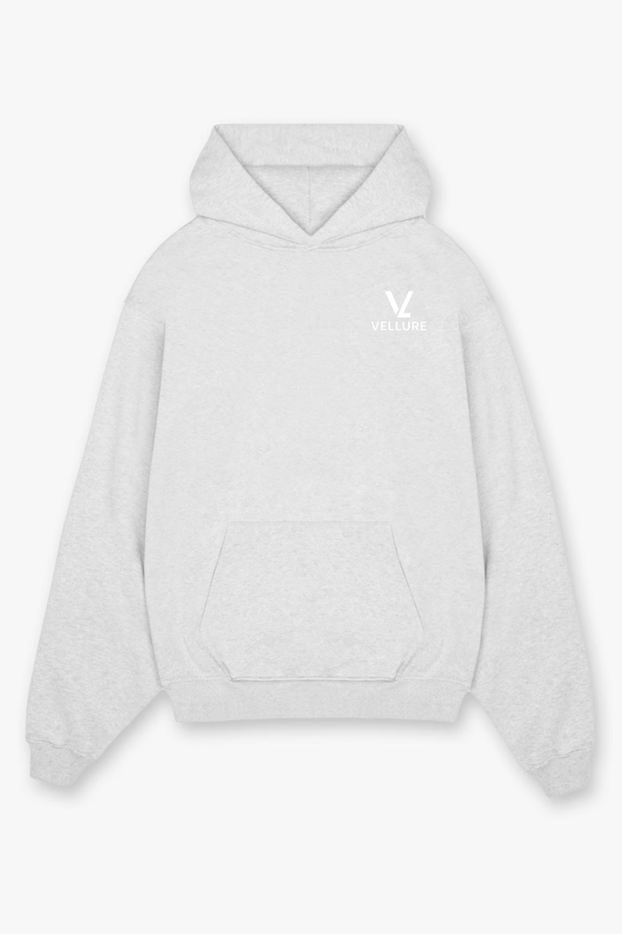 Grey 500GSM Cotton Hoodie