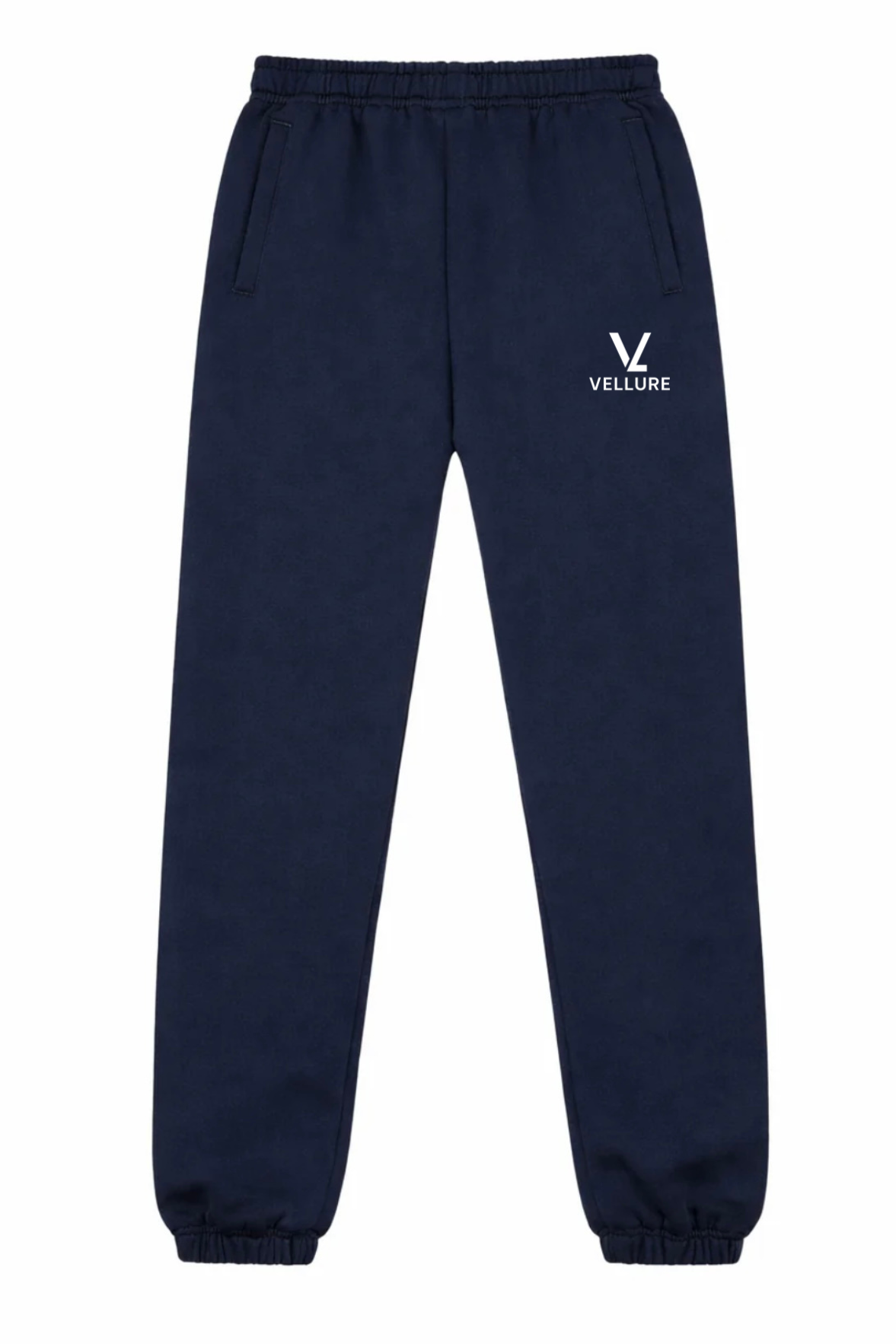 Navy Regular-Fit Cuffed Joggers