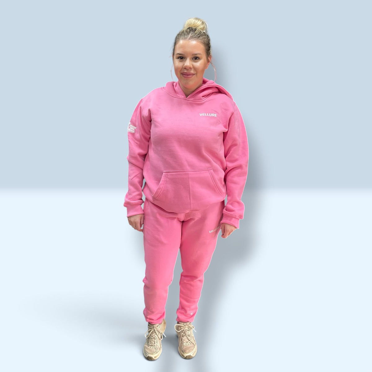 Original VELLURE Bubblegum Pink V2 tracksuit product photo
