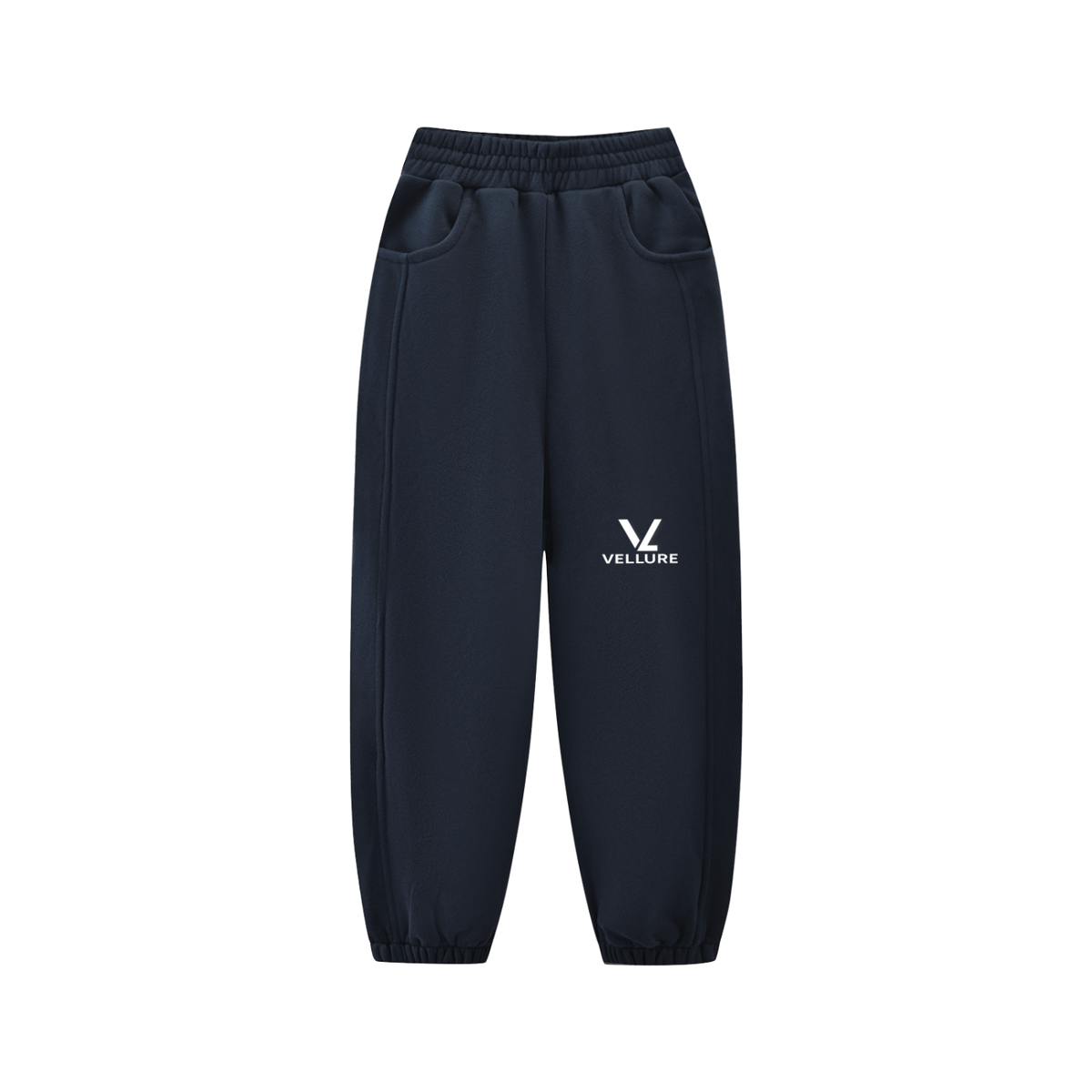 Navy Kids' Essential Fleece Joggers