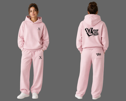 FLASH SALE pastel pink Vision Over Noise