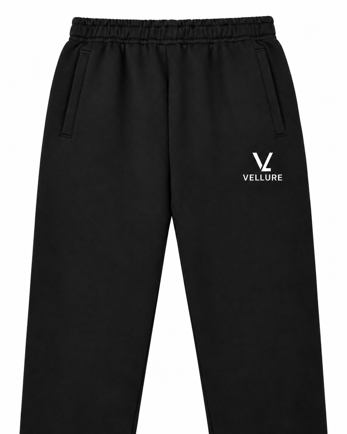 Black Regular-Fit Cuffed Joggers