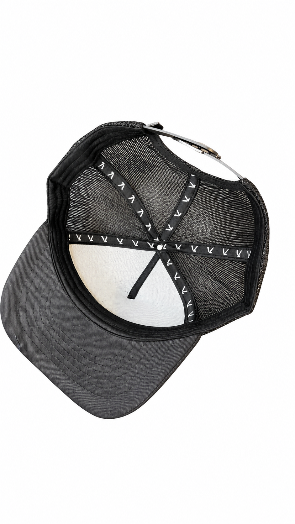 Black VELLURE Signature Tennis Trucker Cap
