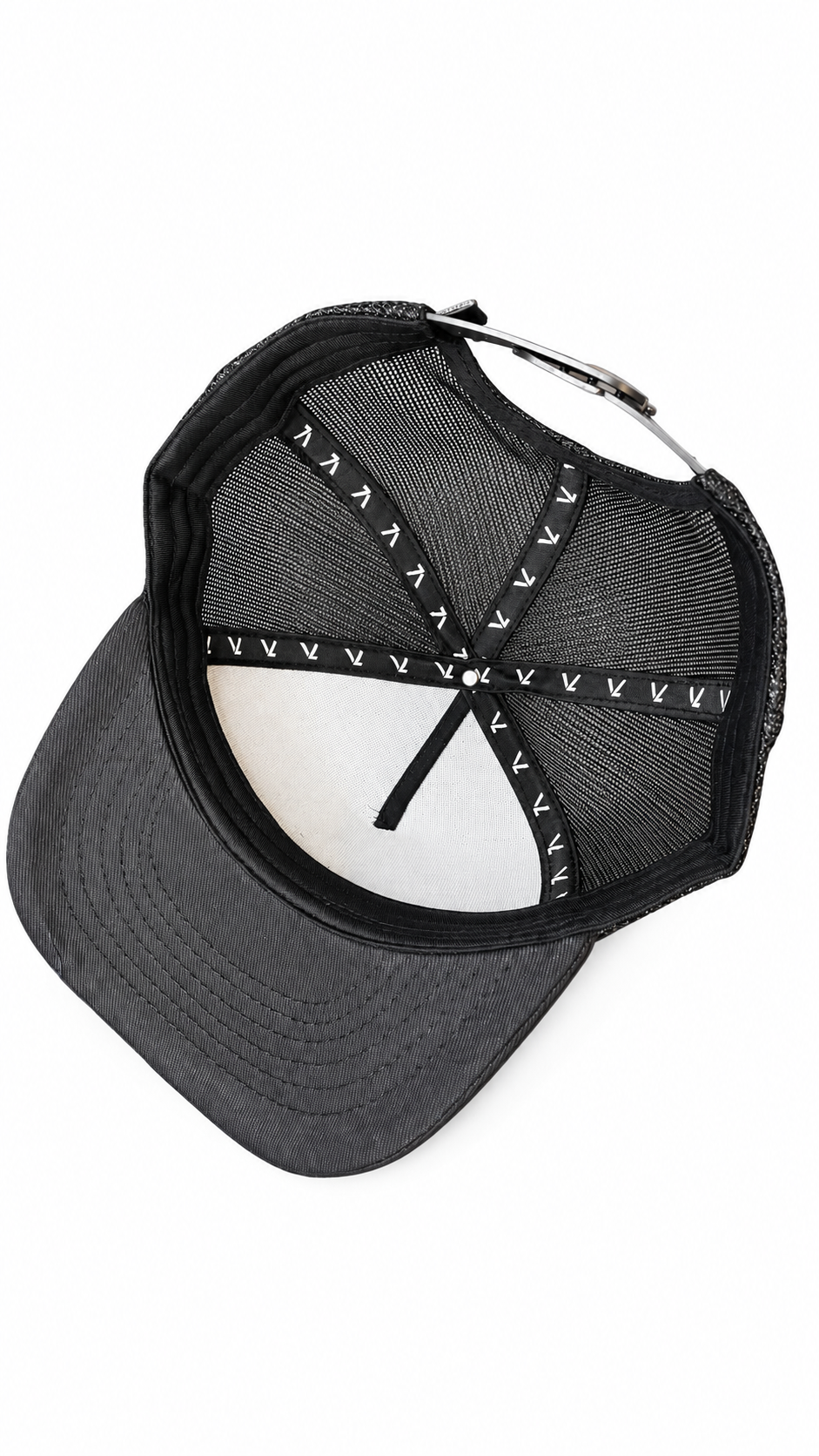 Black VELLURE Trucker Cap – Neon Green Logo Limited Edition