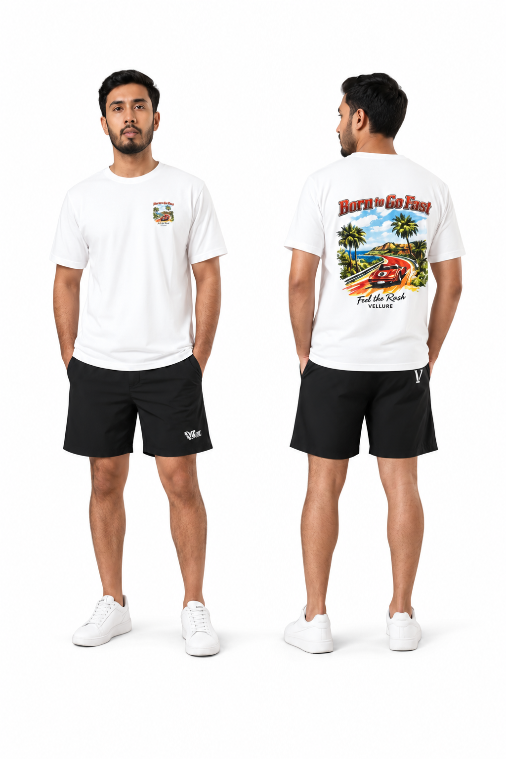 Born to Go Fast T-Shirt & Shorts Set