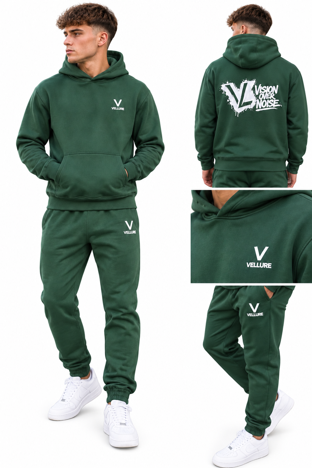 VELLURE British Racing Green Joggers