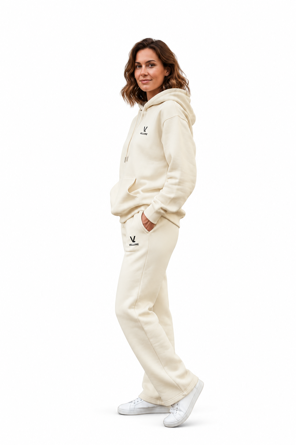 Brown & Cream Vision Over Noise Track Pants