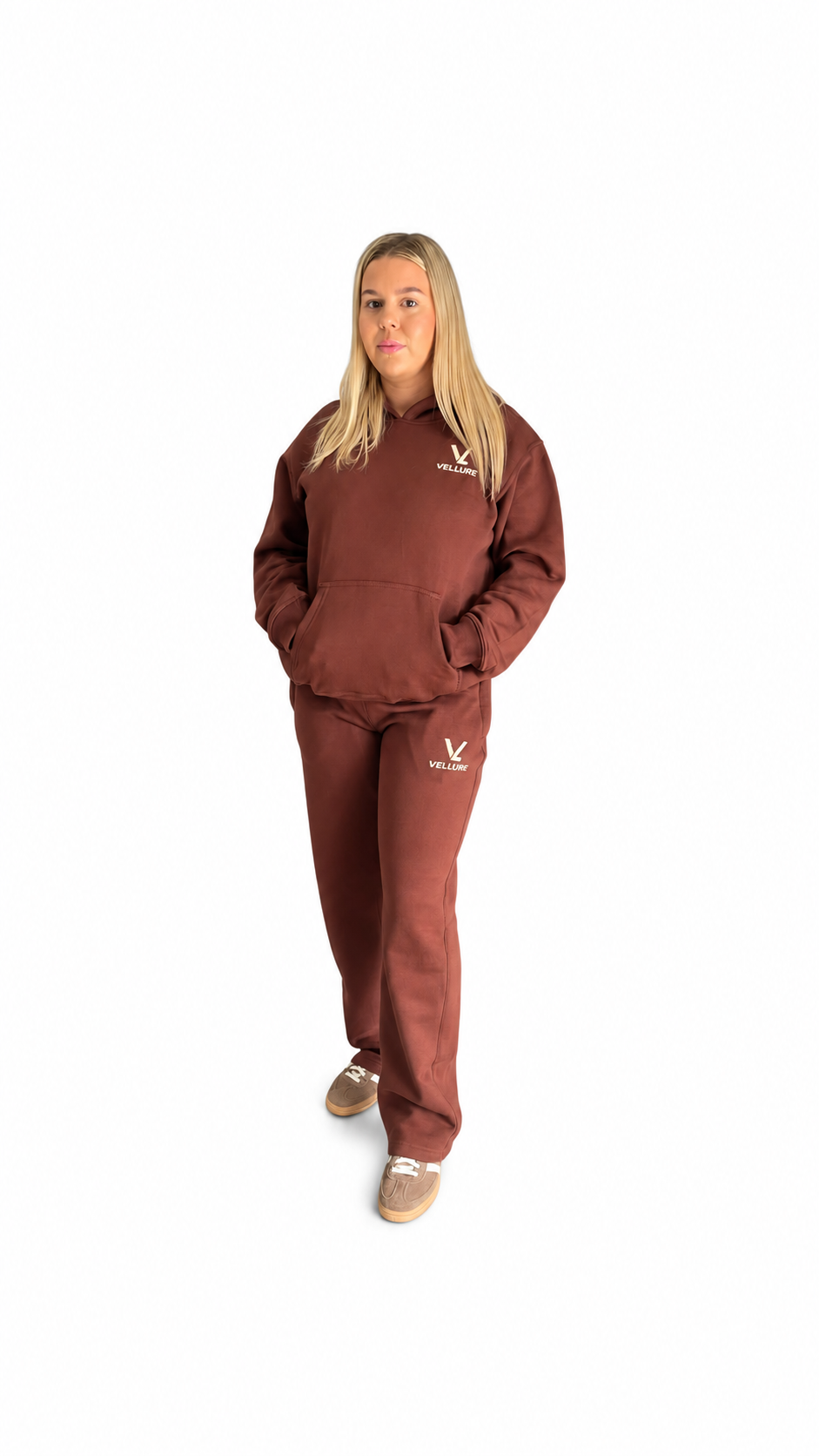Brown Vision Over Noise Hoodie
