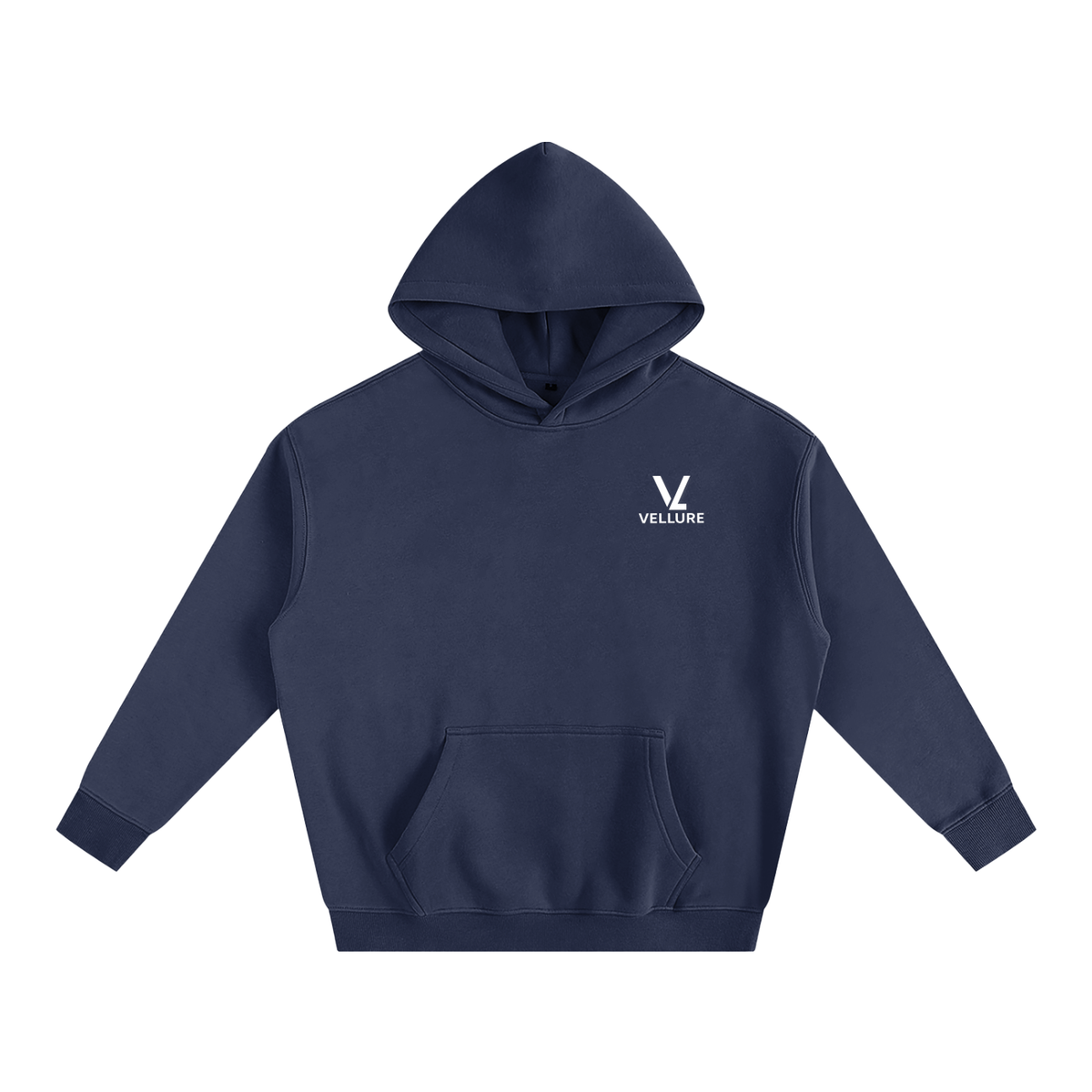 Navy Oversized Fleece Hoodie