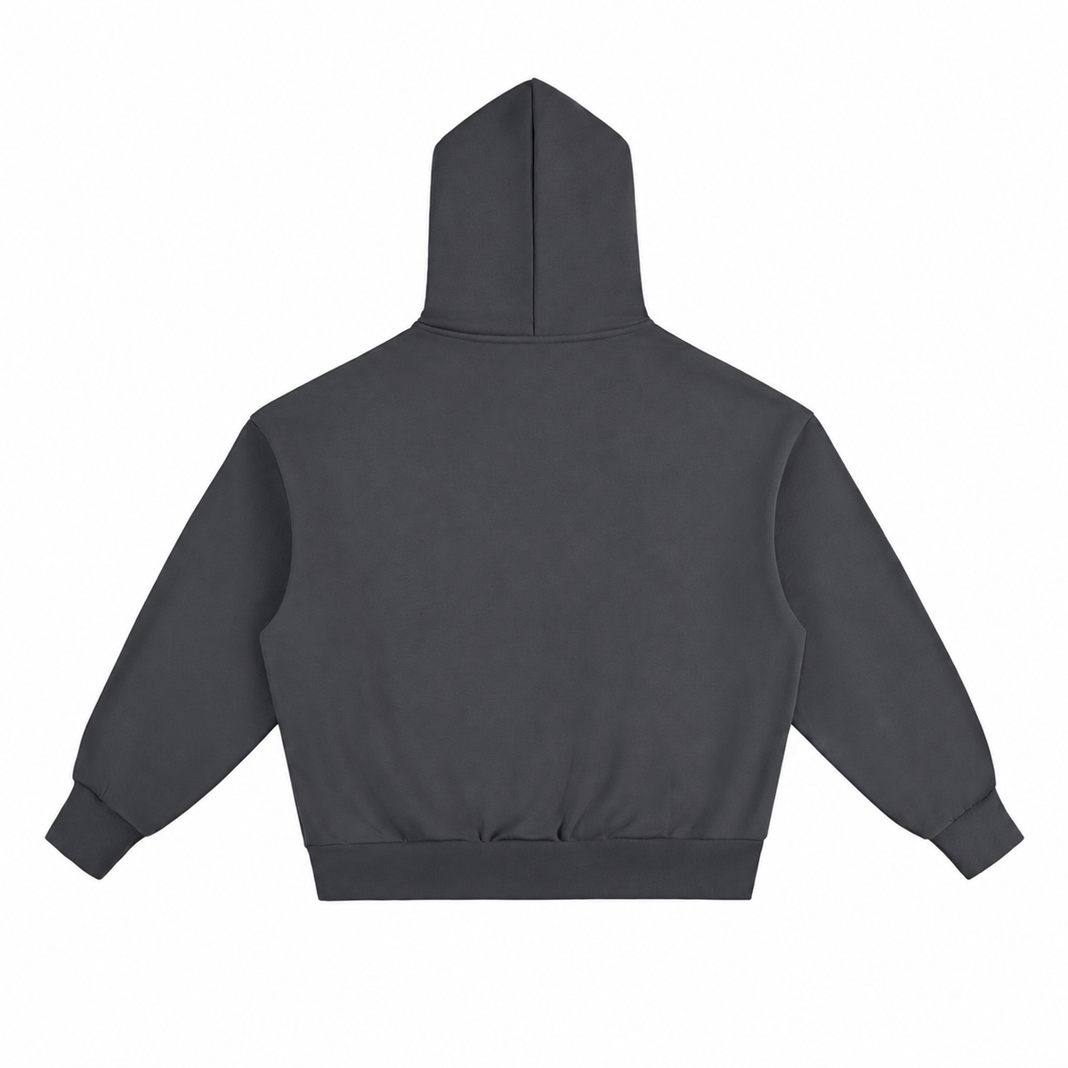 Charcoal 500GSM Essential Oversized Fleece Hoodie