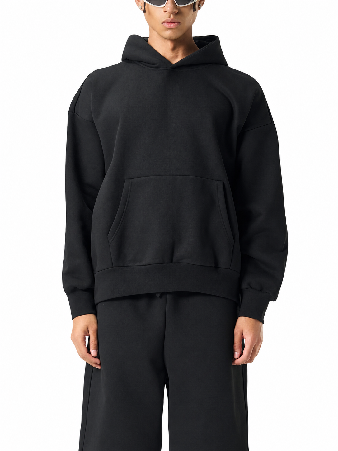 Charcoal 500GSM Essential Oversized Fleece Hoodie