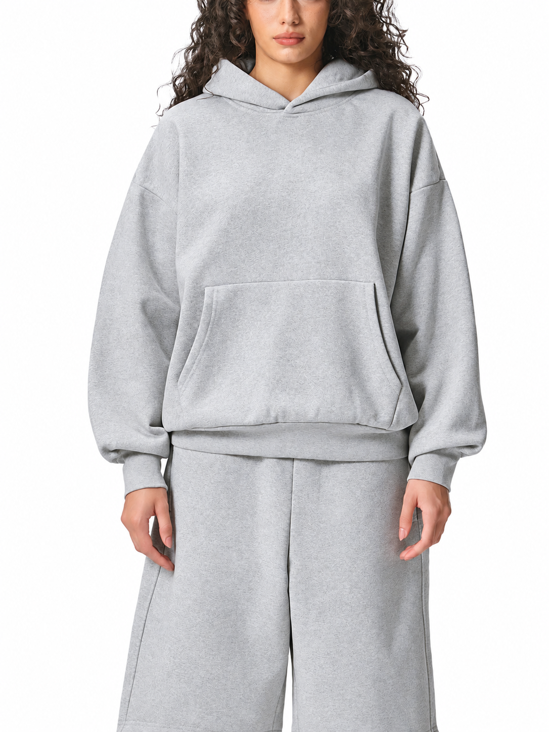 Charcoal 500GSM Essential Oversized Fleece Hoodie