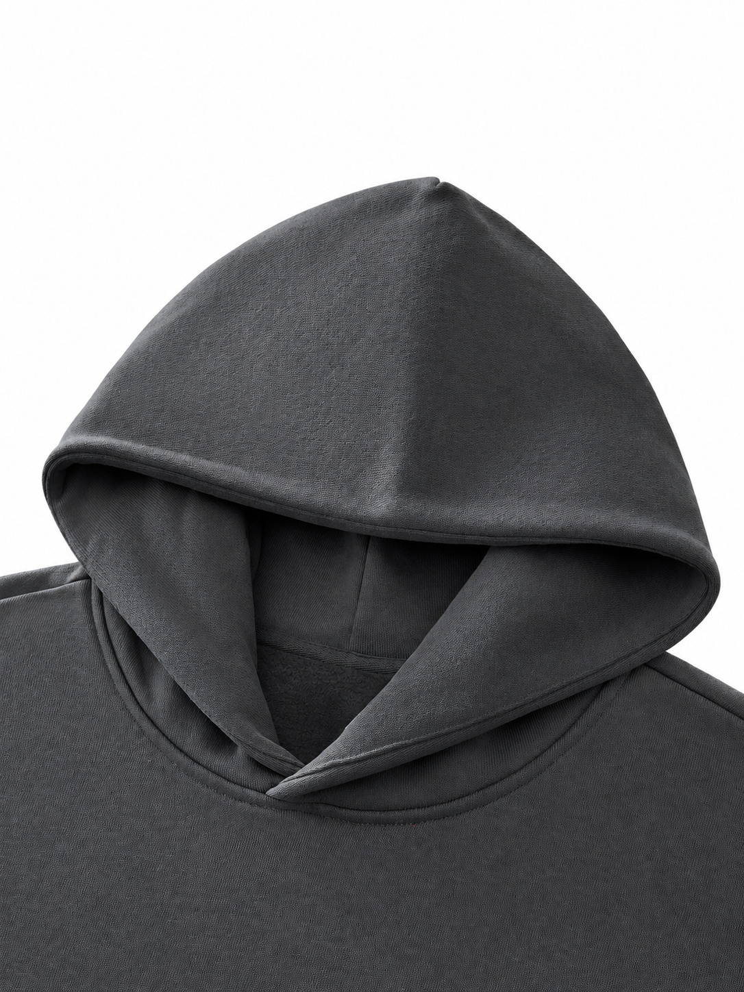Charcoal 500GSM Essential Oversized Fleece Hoodie