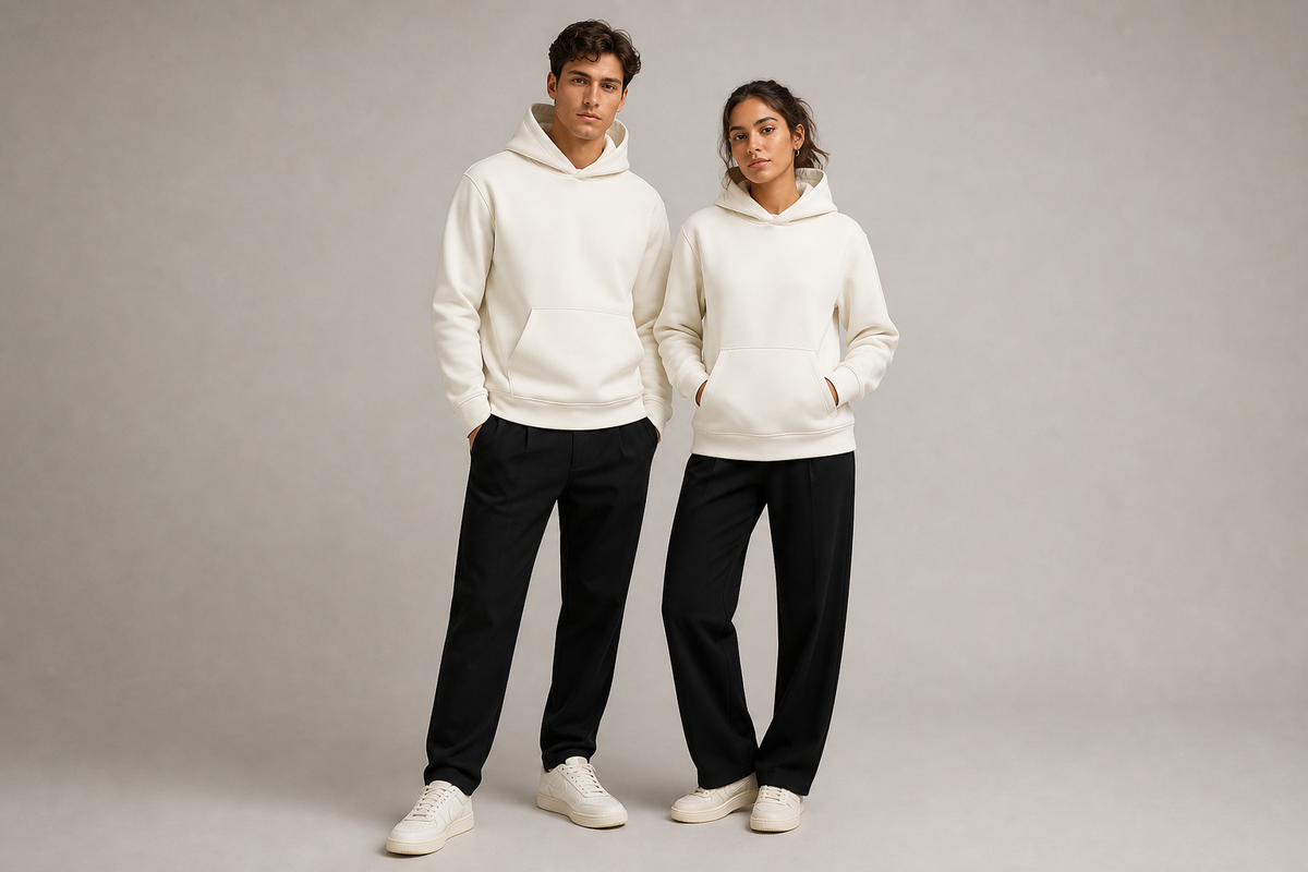 Cream Scuba Hoodie – End of Line