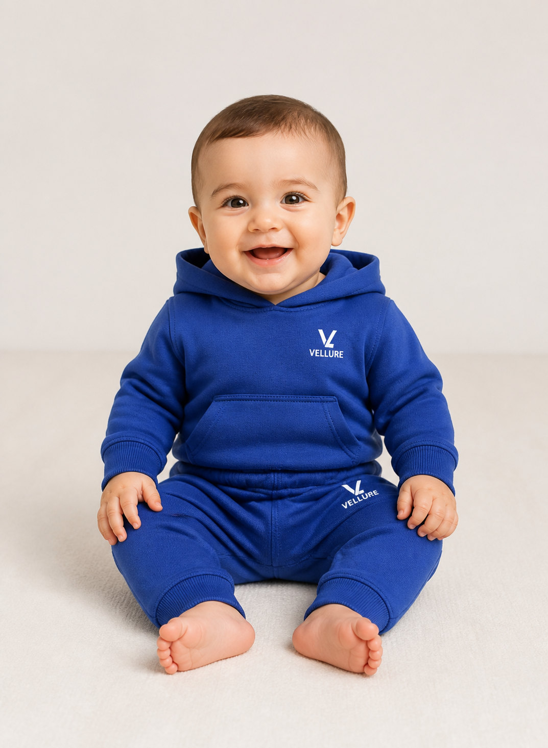 Kids' VELLURE Cotton Fleece Tracksuit