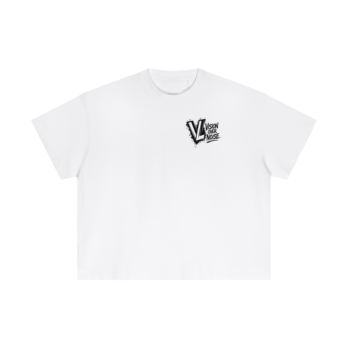 White Women's Essential Cotton Boxy T-Shirt