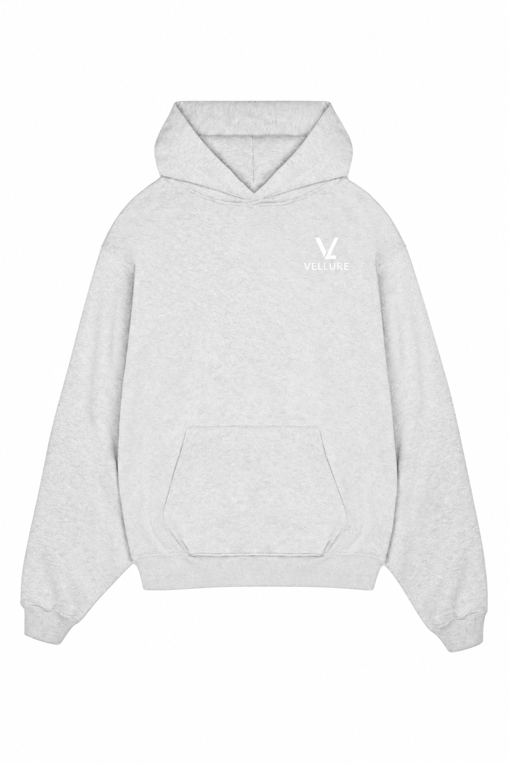 Grey 500GSM Heavyweight Cotton Hoodie