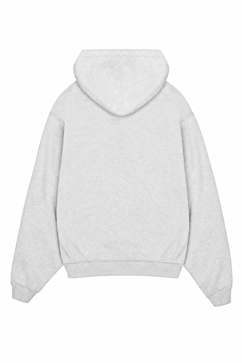 Grey 500GSM Heavyweight Cotton Hoodie
