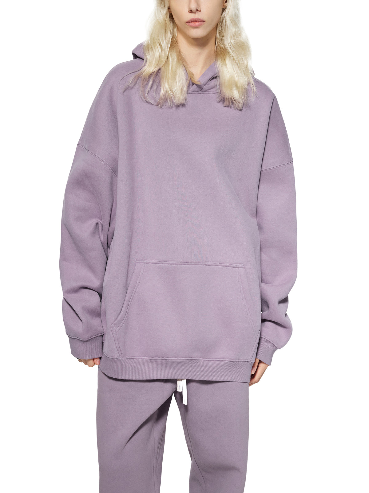Navy Oversized Fleece Hoodie