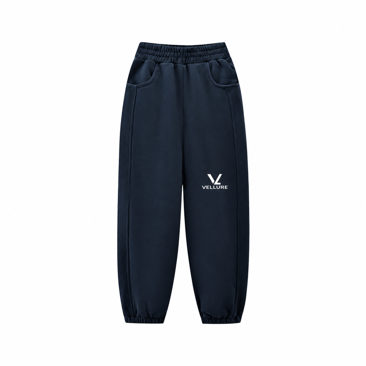 Navy Kids' Essential Fleece Joggers