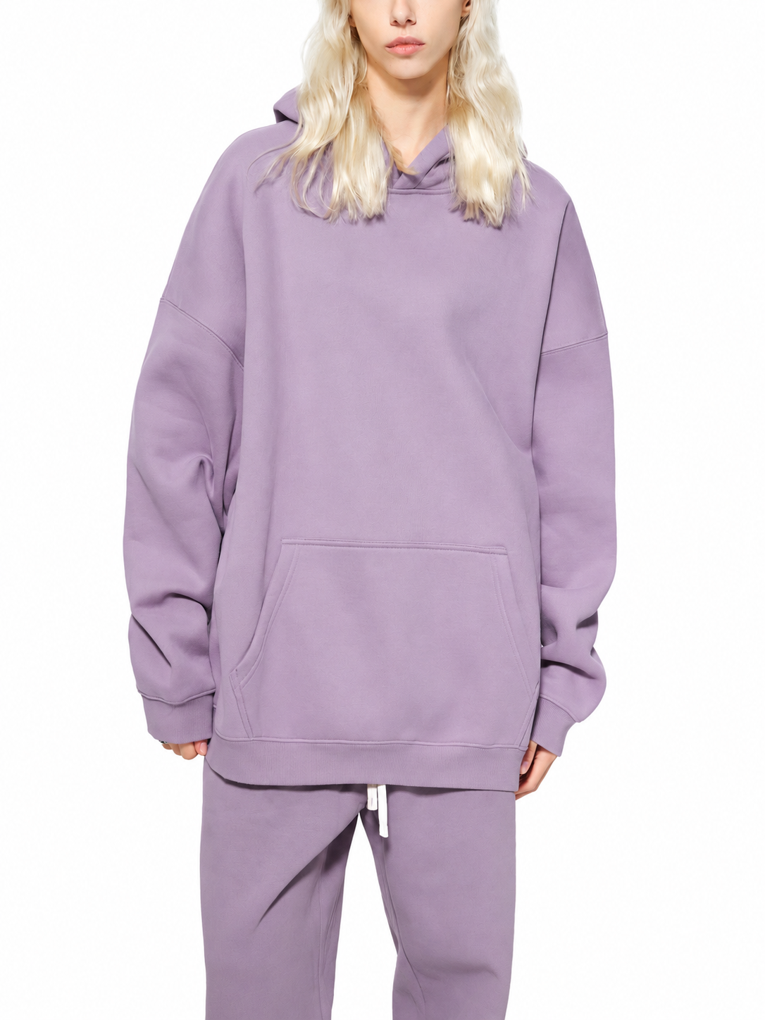 Navy Oversized Fleece Hoodie