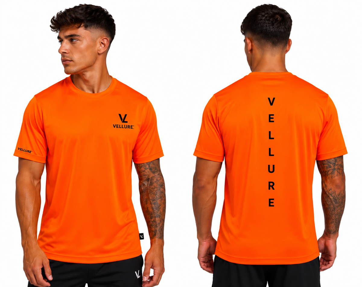 Orange VELLURE Signature Aero T-Shirt