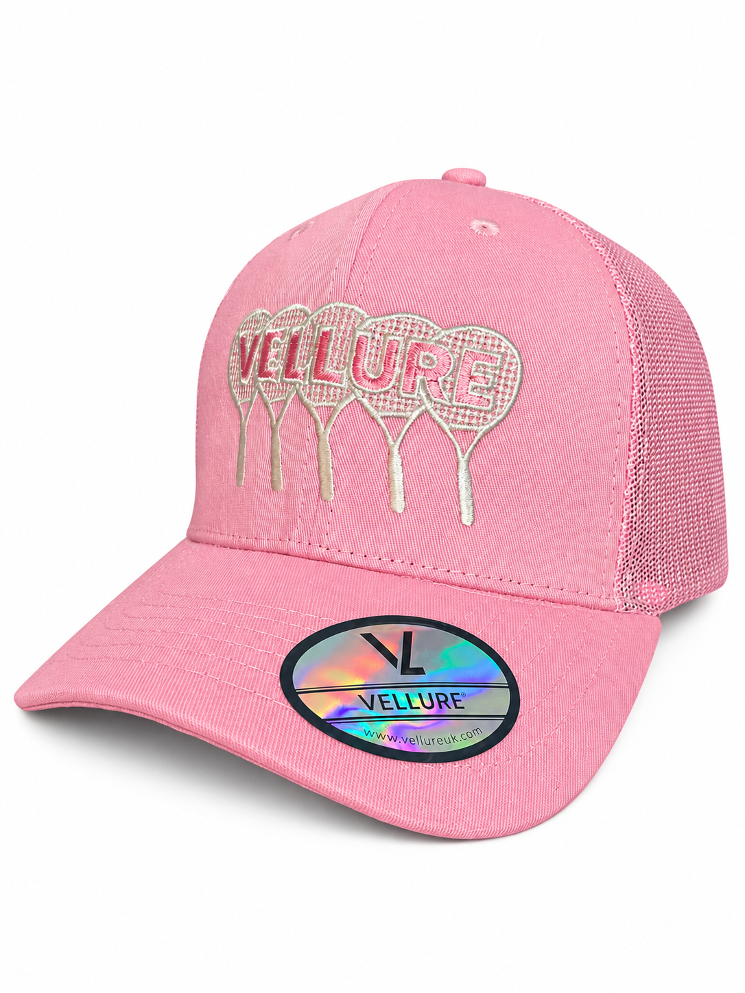 Pastel Pink VELLURE Performance Trucker Cap