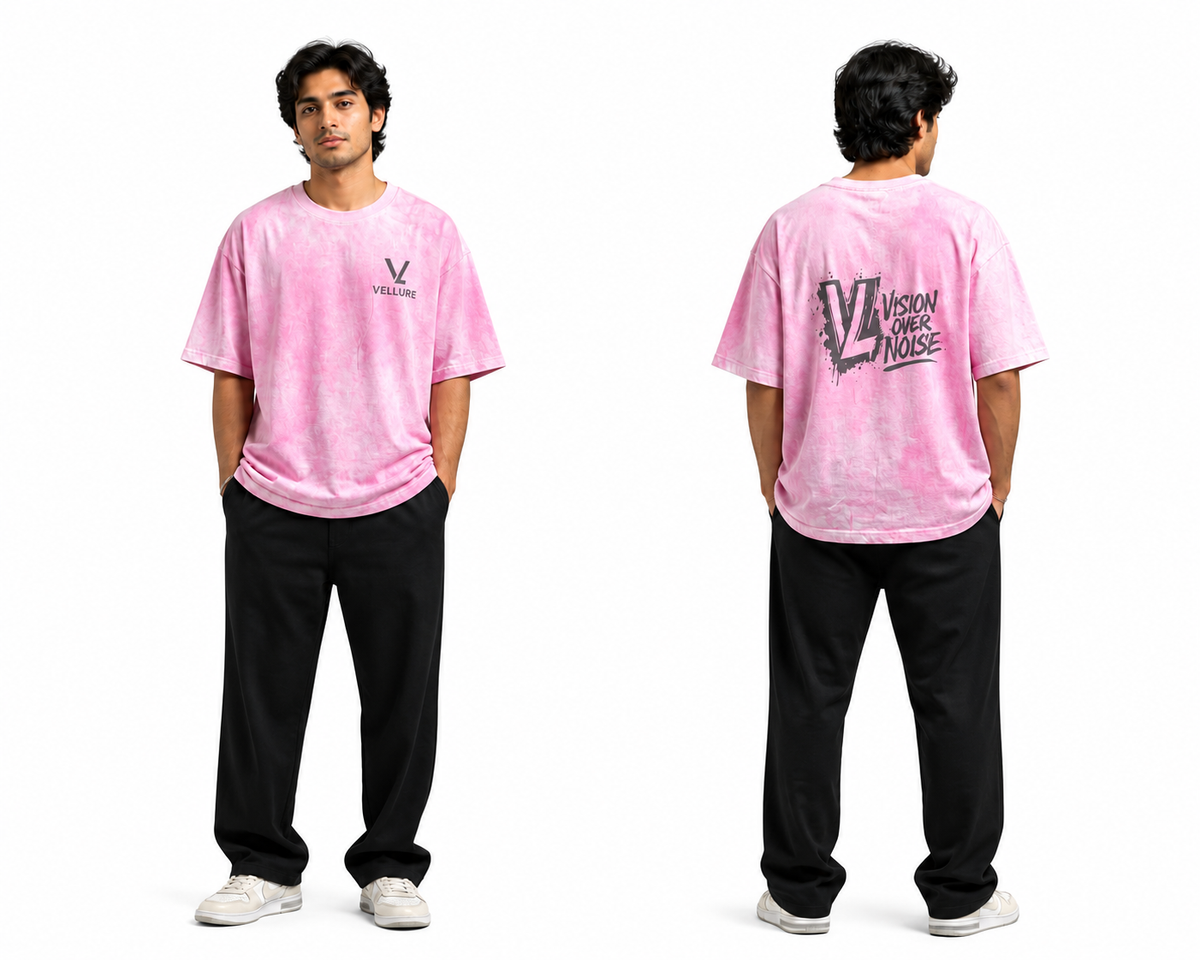 Pink Tie-Dye Vision Over Noise T-Shirt – End of Line