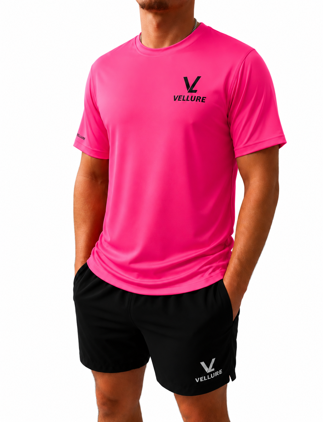 Pink VELLURE Signature Aero T-Shirt
