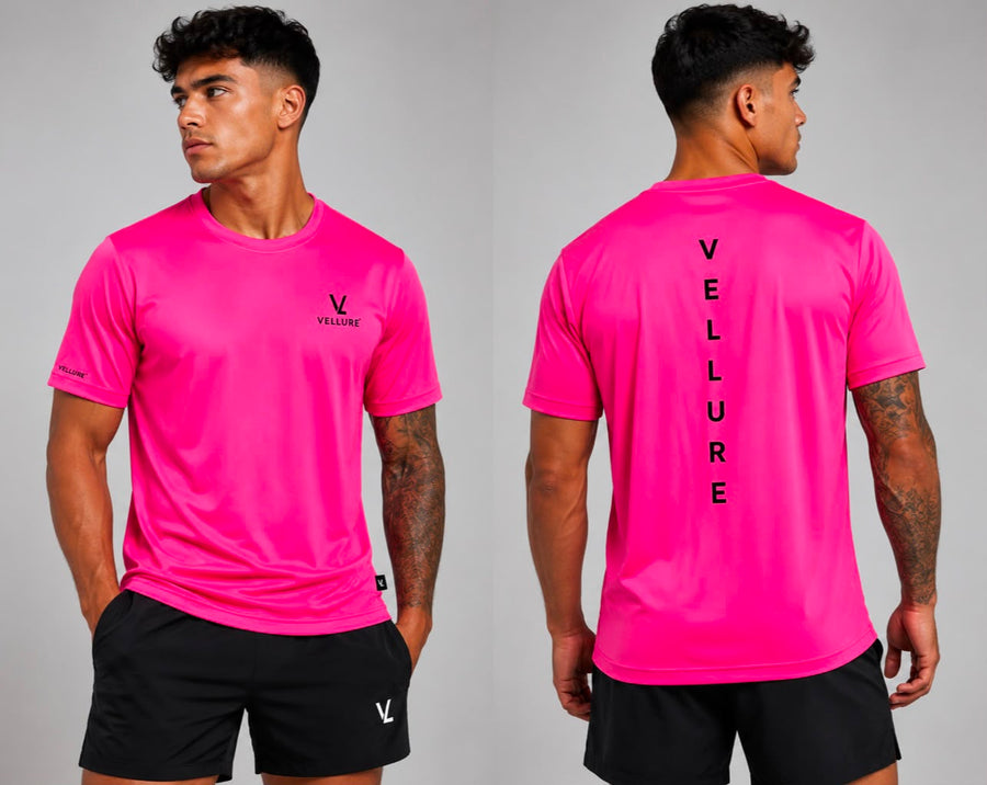Pink Vellure Signature Aero T Shirt