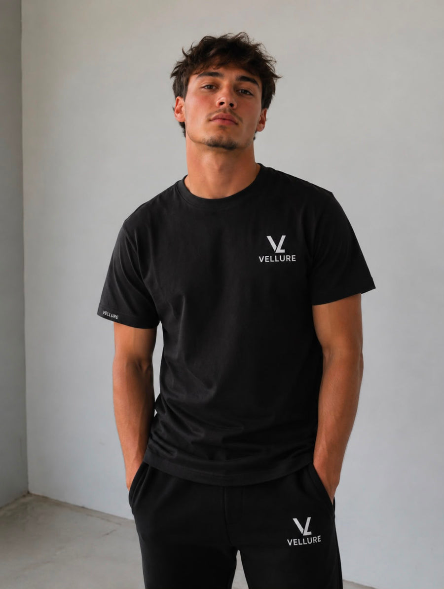 Black Vellure Style T-Shirt