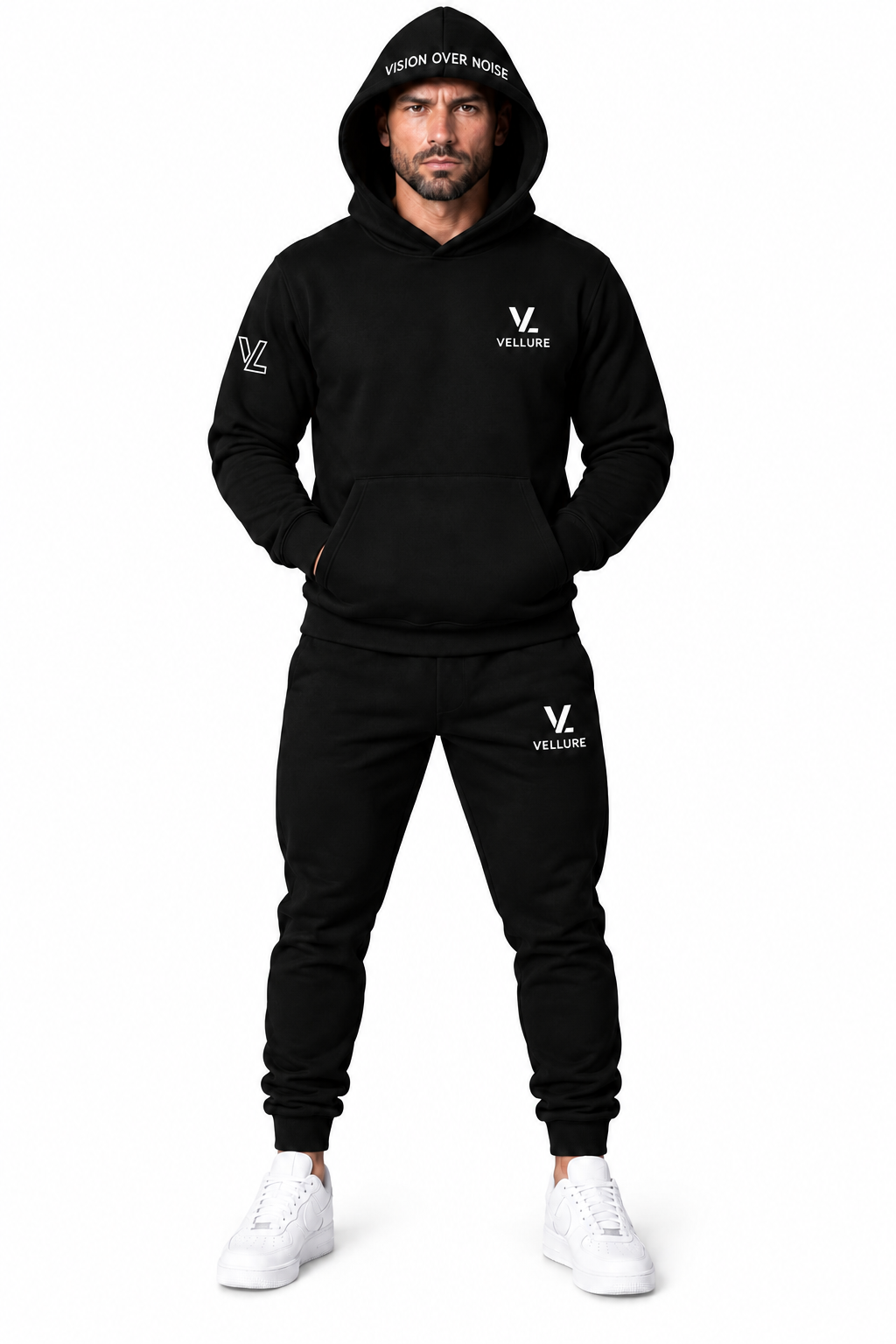 VELLURE Black V2 Joggers