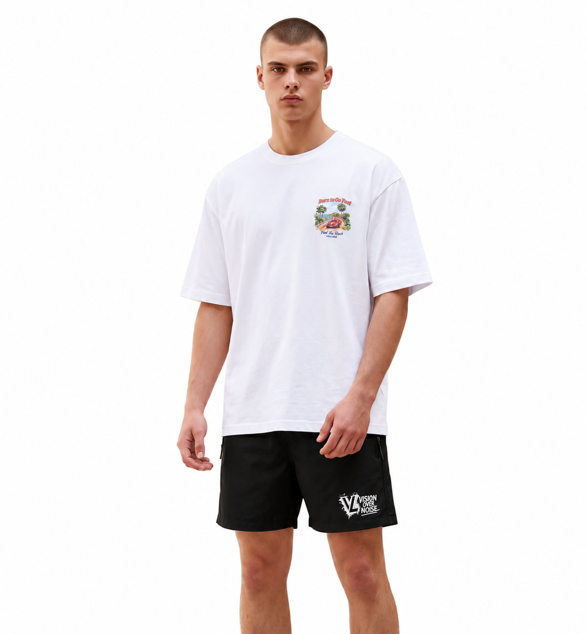 Vision Over Noise Nylon Shorts