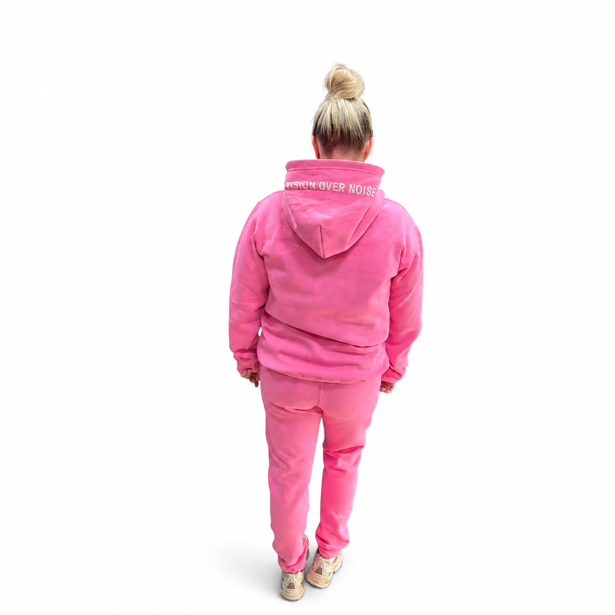 VELLURE Bubblegum Pink V2 Signature Vision Over Noise Tracksuit — Pre-order