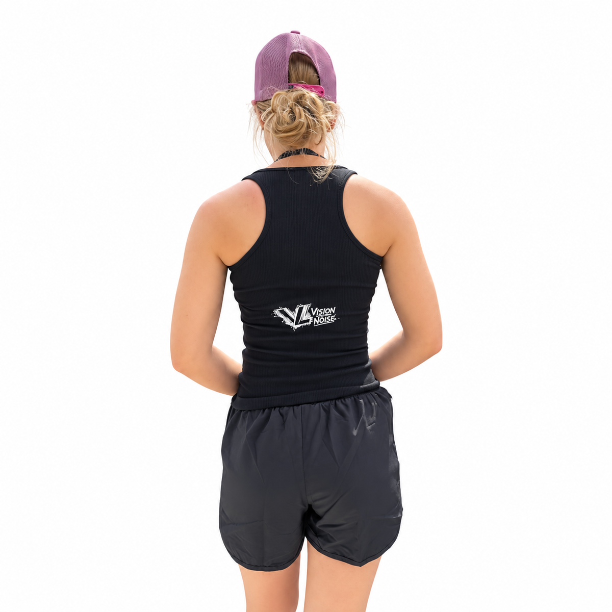 Women's Performance Gym Shorts – Black & White Twin Pack