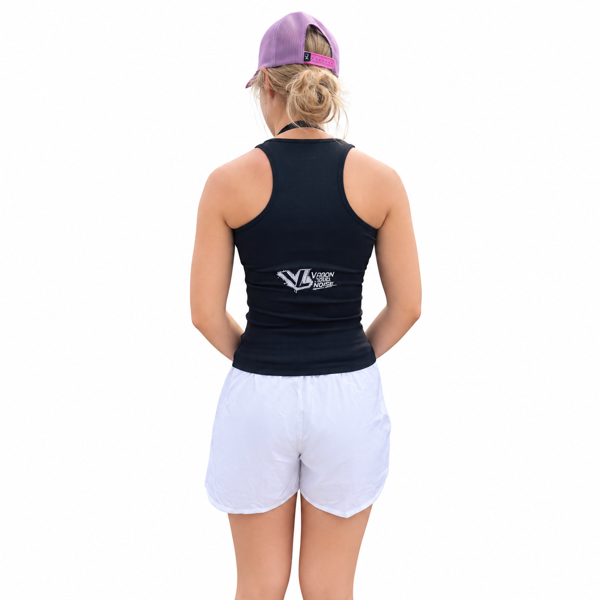 Women's Performance Gym Shorts – Black & White Twin Pack