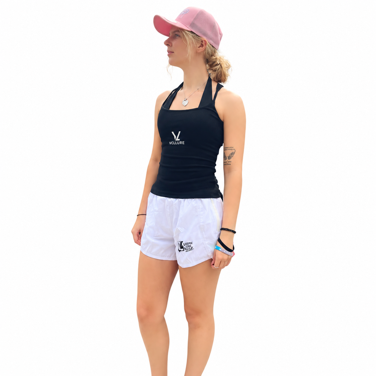 Women's Performance Gym Shorts – Black & White Twin Pack