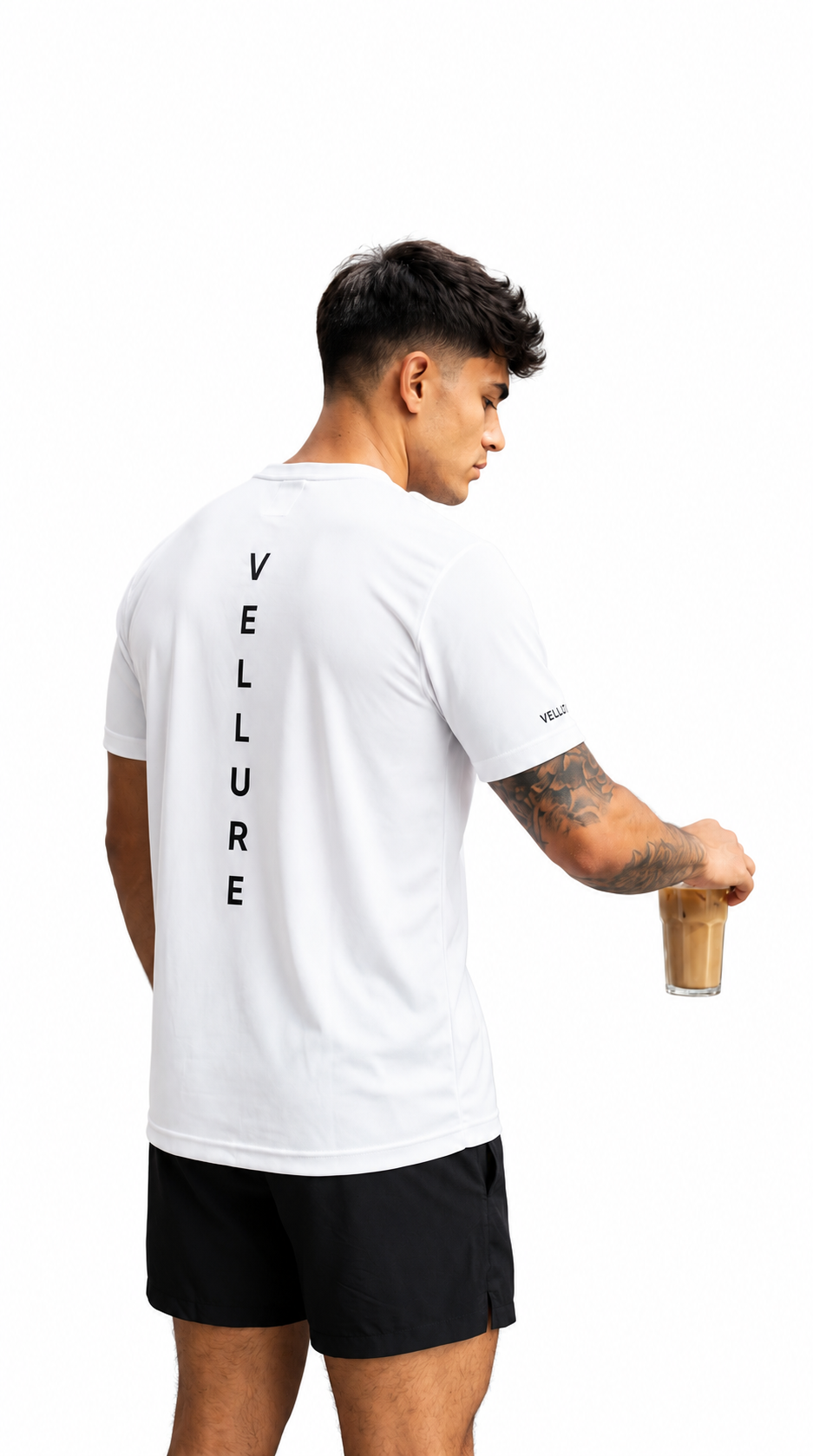 White VELLURE Signature Aero T-Shirt