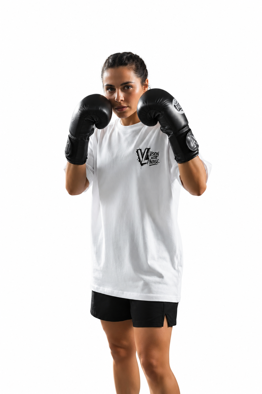 White Women's Essential Cotton Boxy T-Shirt