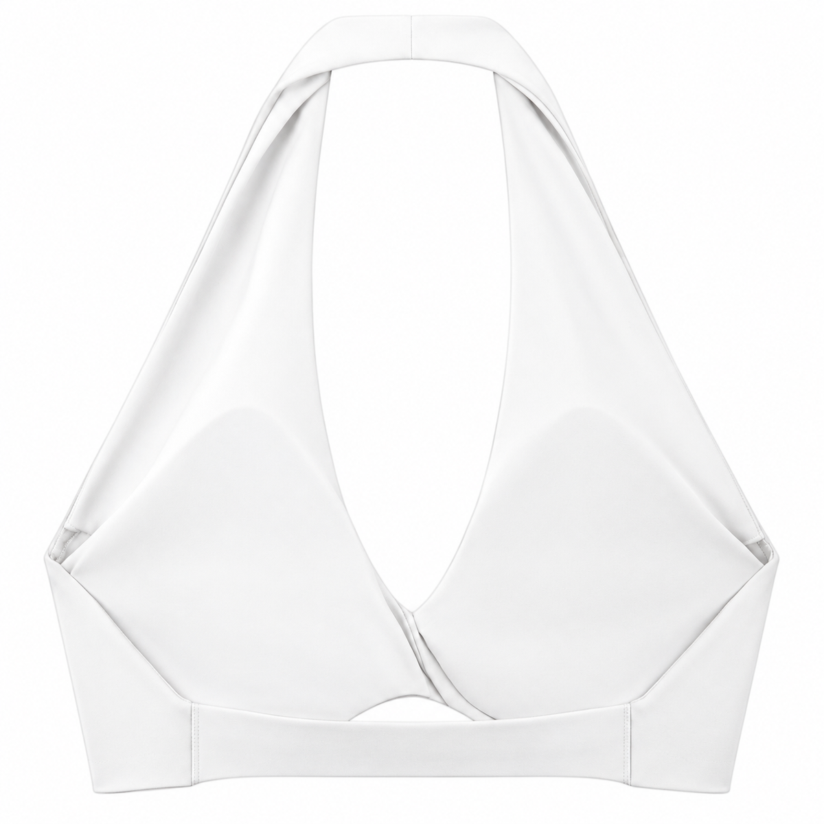 Women's Pleated Halter Sports Bra – 4 Colours