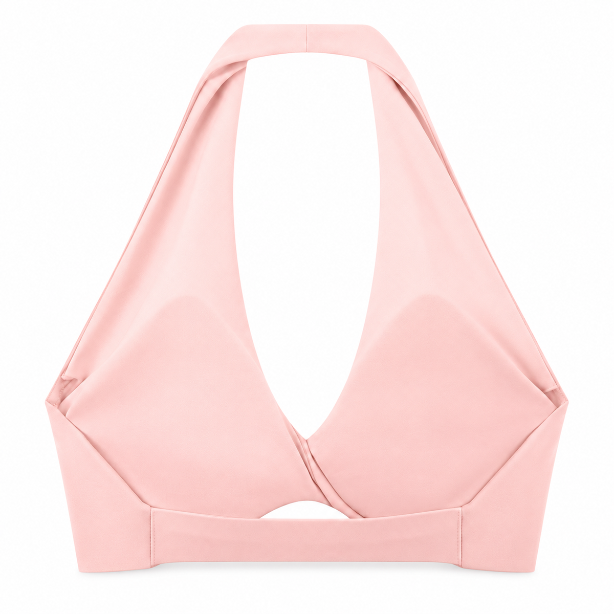 Women's Pleated Halter Sports Bra – 4 Colours