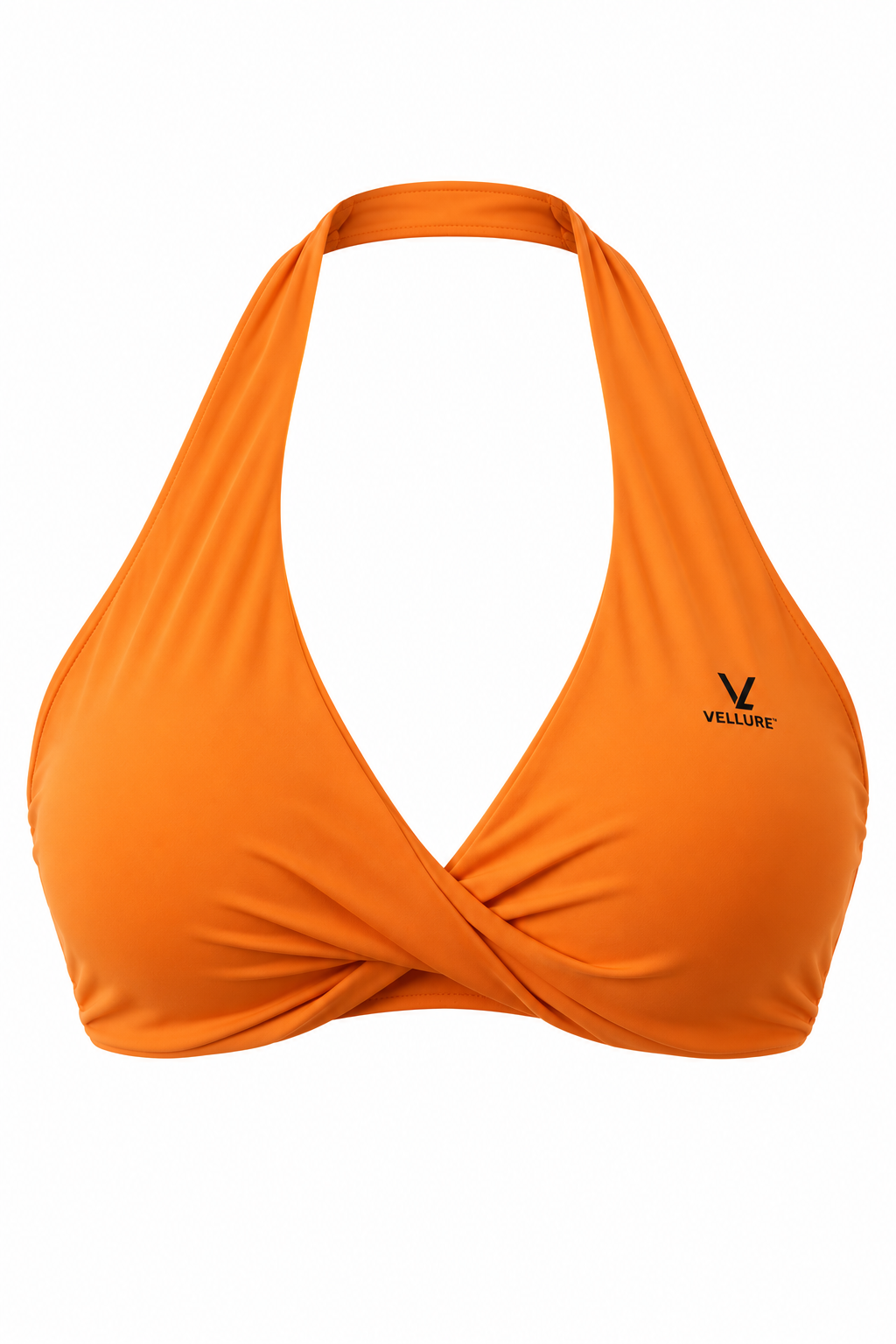 Women's Pleated Halter Sports Bra – 4 Colours