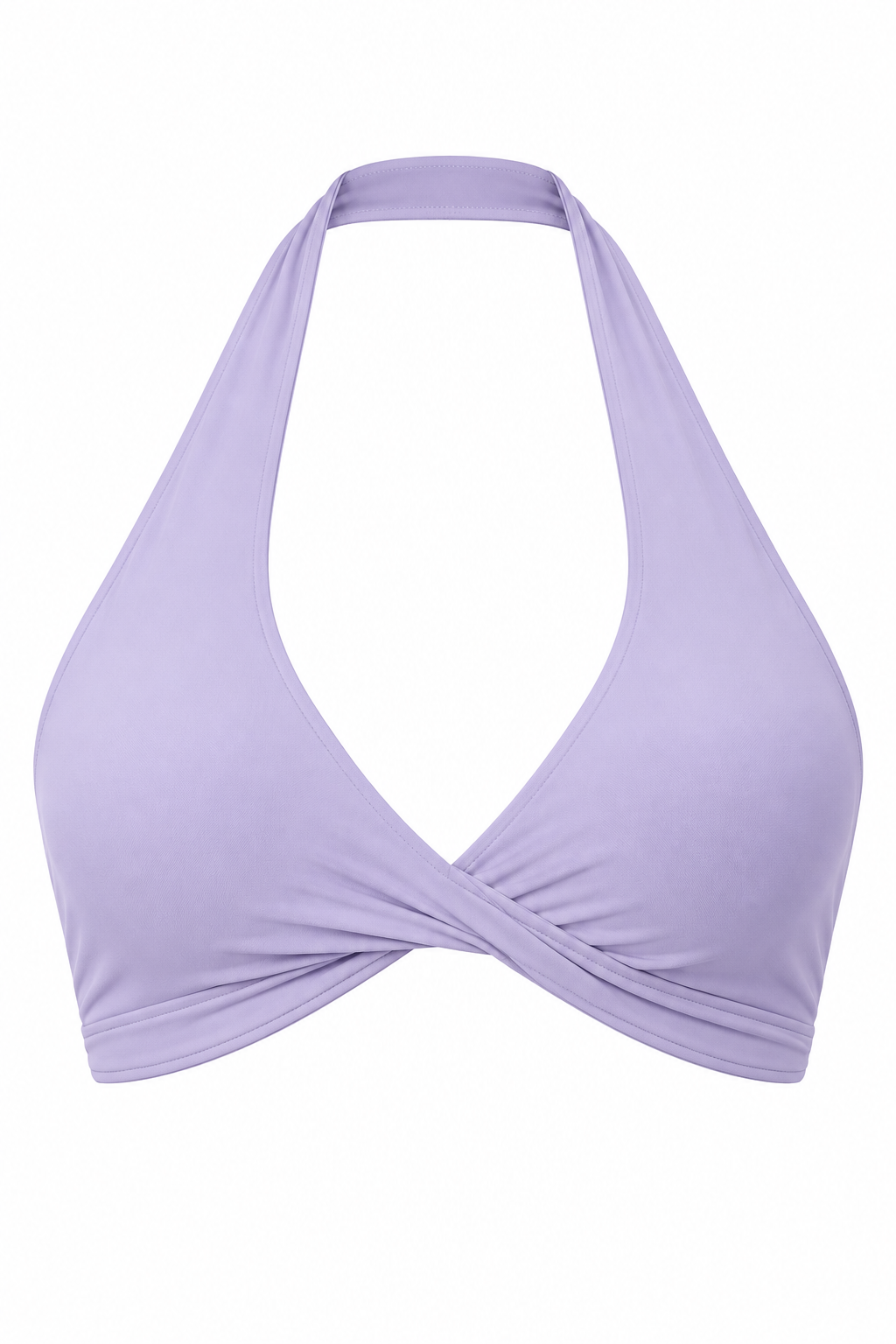 Women's Pleated Halter Sports Bra – 4 Colours